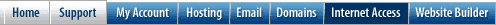 Unified Account Control Panel Navigation